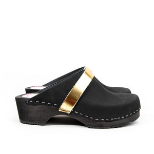 Solna unisex black and gold